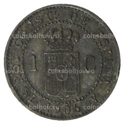 1 сентимо 1906 года Испания