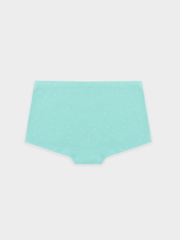 Цена за 2 штуки! Трусы шорты для девочек бирюзовые в горошек - Mark formelle фото 2