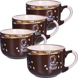 23553 Набор супниц 4пр 650мл керамика LR (х6)