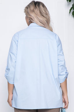 Рубашка Незабудка (голубая) Б10746 - Lt collection фото 2