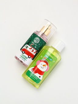 Подарочный набор новогодний Снеговичок, гель для душа 100 мл и мист для тела, URAL LAB
