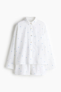 Camisa y pantal?n corto de pijama