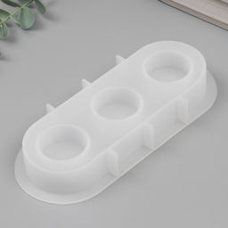 Молд силикононовый «Подсвечник. Лаконичность» 8 х 20 х 2,7 см