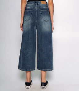 Джинсовые шорты #КТ7366, синий - Dommod фото 4