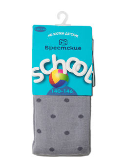 БРЕСТСКИЕ 3280 SCHOOL КОЛГОТКИ ДЕТСКИЕ (рисунок) св.серый - Conte elegant фото 8