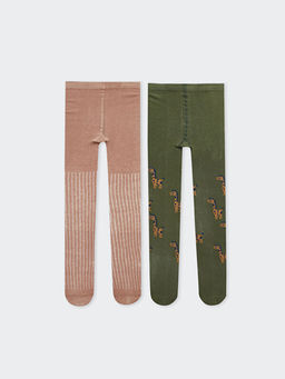 Desenli Erkek Bebek K?lotlu ?orap 2li