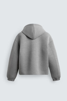 COMPACT BOXY FIT ZIP-UP SWEATSHIRT - Zara фото 16