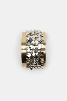 RIGID CONTRAST SEQUIN BRACELET - Zara фото 2