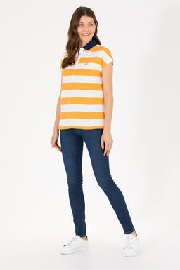 Женская оранжевая футболка - U.s. polo assn фото 18