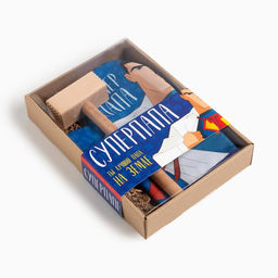 Кухонный набор Супер папа,варежка-прихватка 20х28см, молоток деревянный - Доляна фото 6