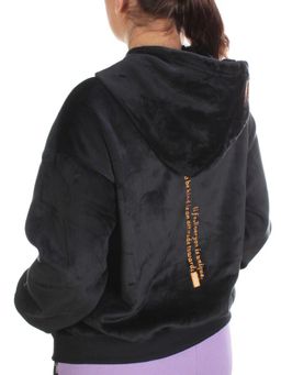7004-7 BLACK Худи женское на флисе