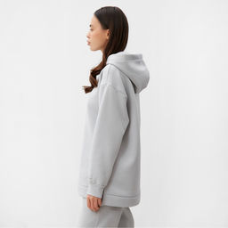 Худи женское MIST Cozy style, серое, размер 60