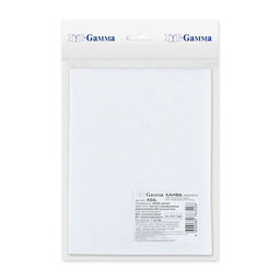 Канва K04L Gamma Aida №14 ФАСОВКА 92% хлопок, 8% терилен 30 х 40 см  2 см белый с перламутровым люрексом