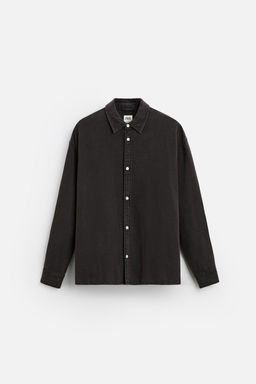 FADED DENIM SHIRT - Zara фото 6