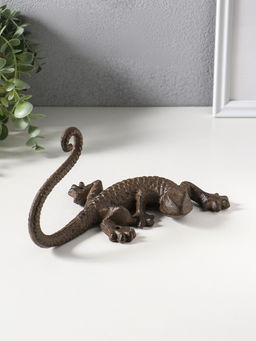 Крючок декоративный чугун "Ящерица" 20х15х11 см