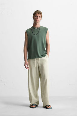 IRREGULAR KNIT TANK TOP