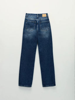 Джинсы straight с высокой посадкой / Zarina  фото 3