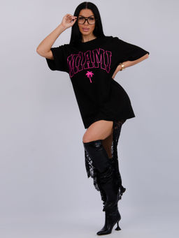 Костюм Монохром 2 чёрный, трикотаж - Малина фото 15