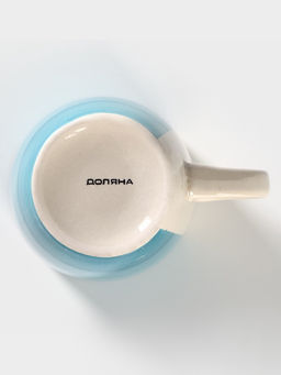 Кружка Доляна «Морской мир», 360 мл, керамика, голубая