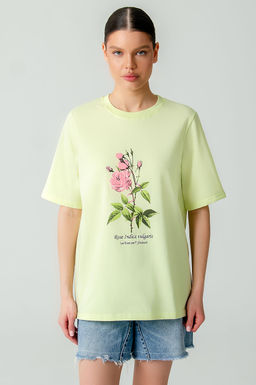 Арт. 3-1145 Футболка женская 42-50 (5 шт) Цвет:фисташковый