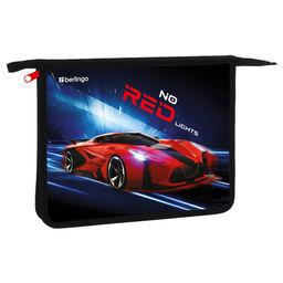 Папка для тетрадей А5, молния сверху Berlingo "No red lights" (BR-PP-A50415) пластик