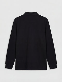 Polo Yaka Uzun Kollu Pike Erkek Ti??rt