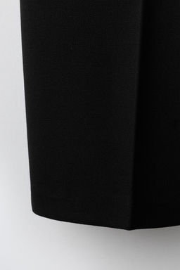 PANTAL?N WIDE LEG CINTURILLA DOBLE / Negro - Zara фото 4