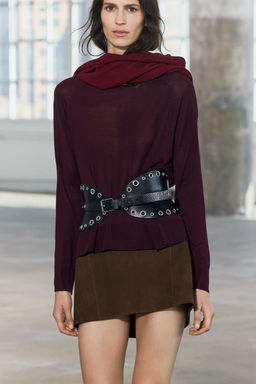 BASIC FINE KNIT SWEATER - Zara фото 17