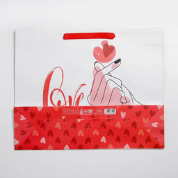 Пакет подарочный ламинированный, упаковка, «Для тебя с любовью», L 40 х 31 х 11.5 см