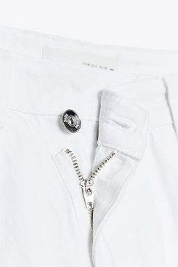 JEANS Z1975 STRAIGHT HIGH-WAIST CROSSOVER WAIST - Zara фото 30