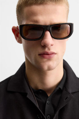 RELAXED FIT KNITTED POLO SHIRT - Zara фото 6