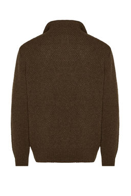 TRENDYOL MAN Lacivert Regular Fit Fermuarl? Yar?m Bal?kc? Yaka Triko Kazak TMNAW24KZ00047 - Trendyolmilla фото 25