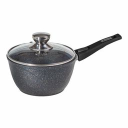 Ковш 1,2л АП Гранит star со съемной ручкой и стеклянной крышкой арт. 081803 /Мечта/