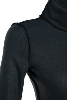 Antrasit Karyoka Dikisli A Kesim/Can Form Selanik/Triko Gorunumlu Midi Orme Elbise TWOAW24EL00333 - Trendyolmilla фото 7