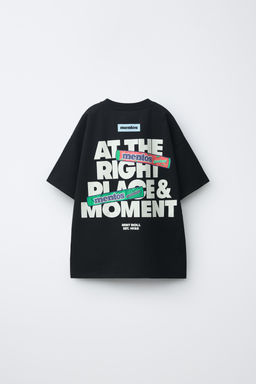 CAMISETA MENTOS  / Negro - Zara фото 2