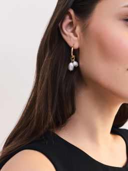 Серьги с искусственным жемчугом ZR2605060302-6 / Zarina