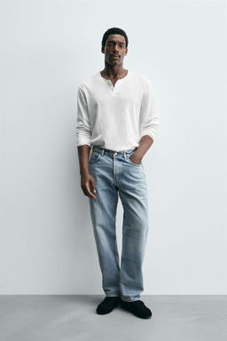 JEANS STRAIGHT FIT / Azul medio