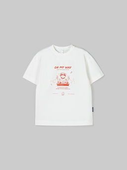 Футболка оверсайз "Тофу" с принтом 7+