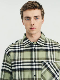 Фланелевая рубашка relax fit / Zarina