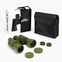 Бинокль 20×50 «Военный», болотный