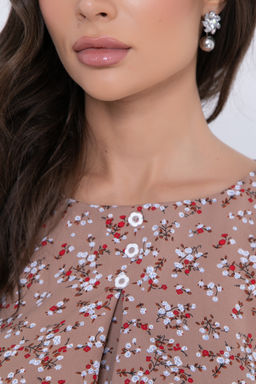 Блуза Bellovera 4Б5598 кофейный
