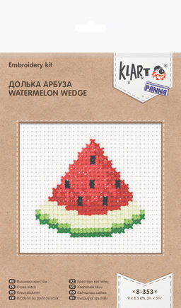 Klart набор для вышивания 8-353 Долька арбуза 9 х 8.5 см