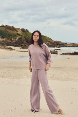 WASHED EFFECT TROUSERS - Zara фото 2