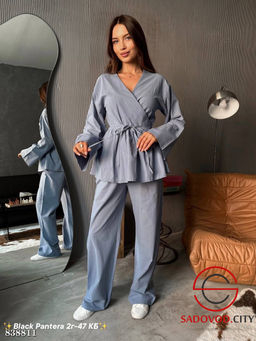 Костюм женский из льна