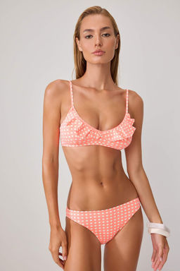 Puantiye Desenli __gen Kapl_ F_rf_rl_ Normal Bel Regular Bikini Tak_m_ TBESS26BT00215