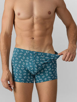 Цена за 2 штуки! Трусы боксеры мужские синие - Mark formelle фото 3