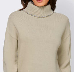 Пуловер, песочный - Linea tesini фото 6