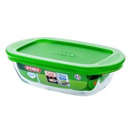 Блюдо для запекания и выпечки с крышкой COOK&STORE 1.2л 23х15x7см прямоугольное