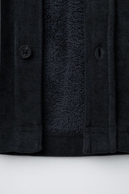 COMFORT CORDUROY FLEECE OVERSHIRT - Zara фото 7
