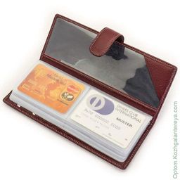 Женская кожаная визитница Sergio Valentini СВ 8090-075  фото 3